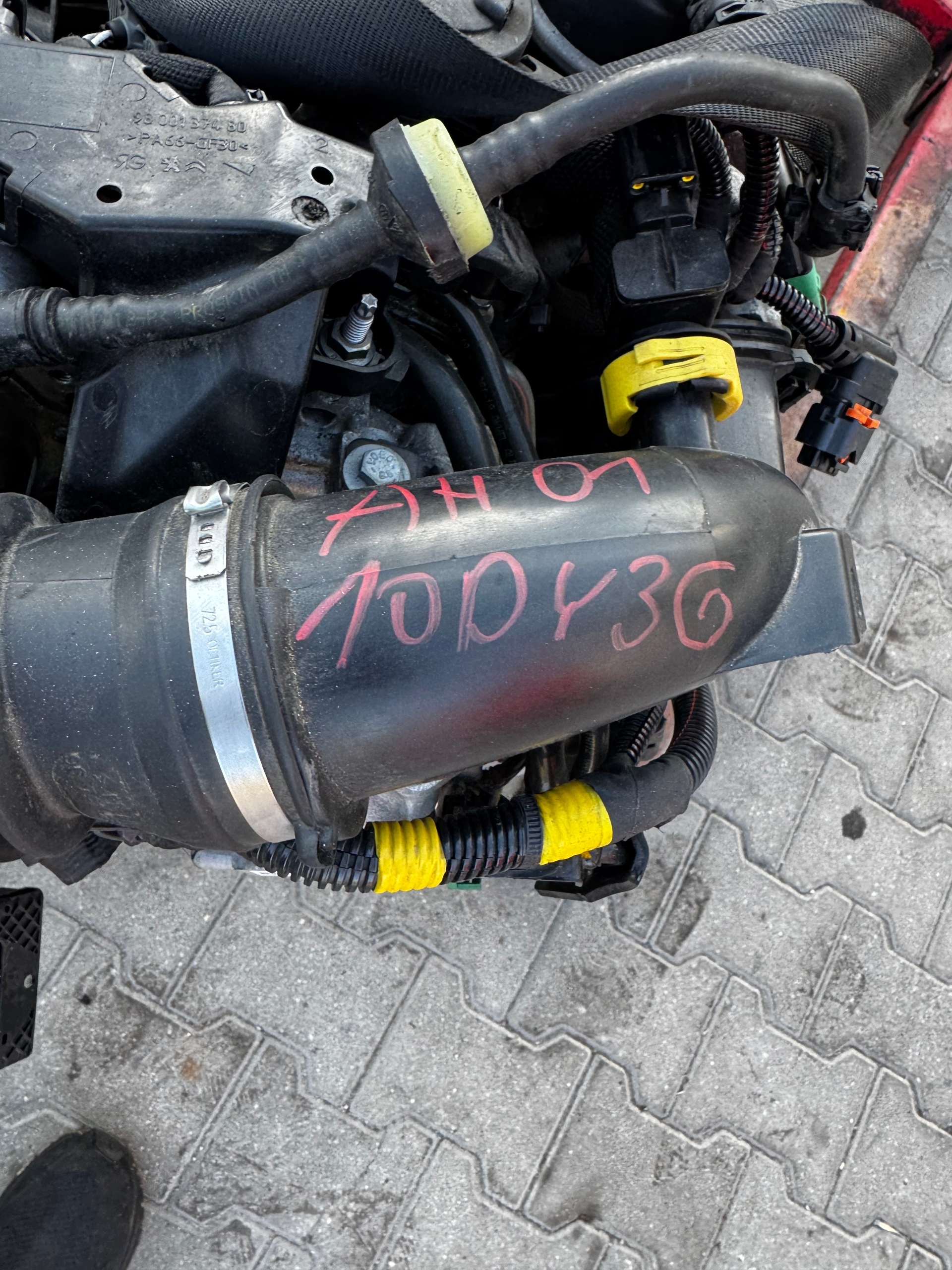 engine complete PEUGEOT CITROEN PSA AH01 10DY3G