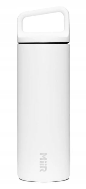 Termoláhev na termosku MiiR Wide Mouth 470 ml z nerezové oceli bílá