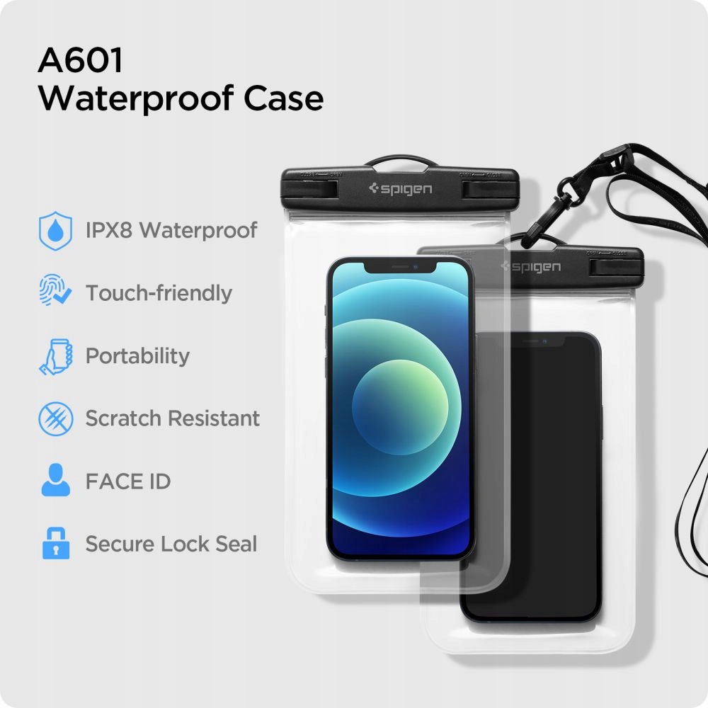 Spigen A601 Universal Waterproof Case 2-Pack Typ etui wodoodporne