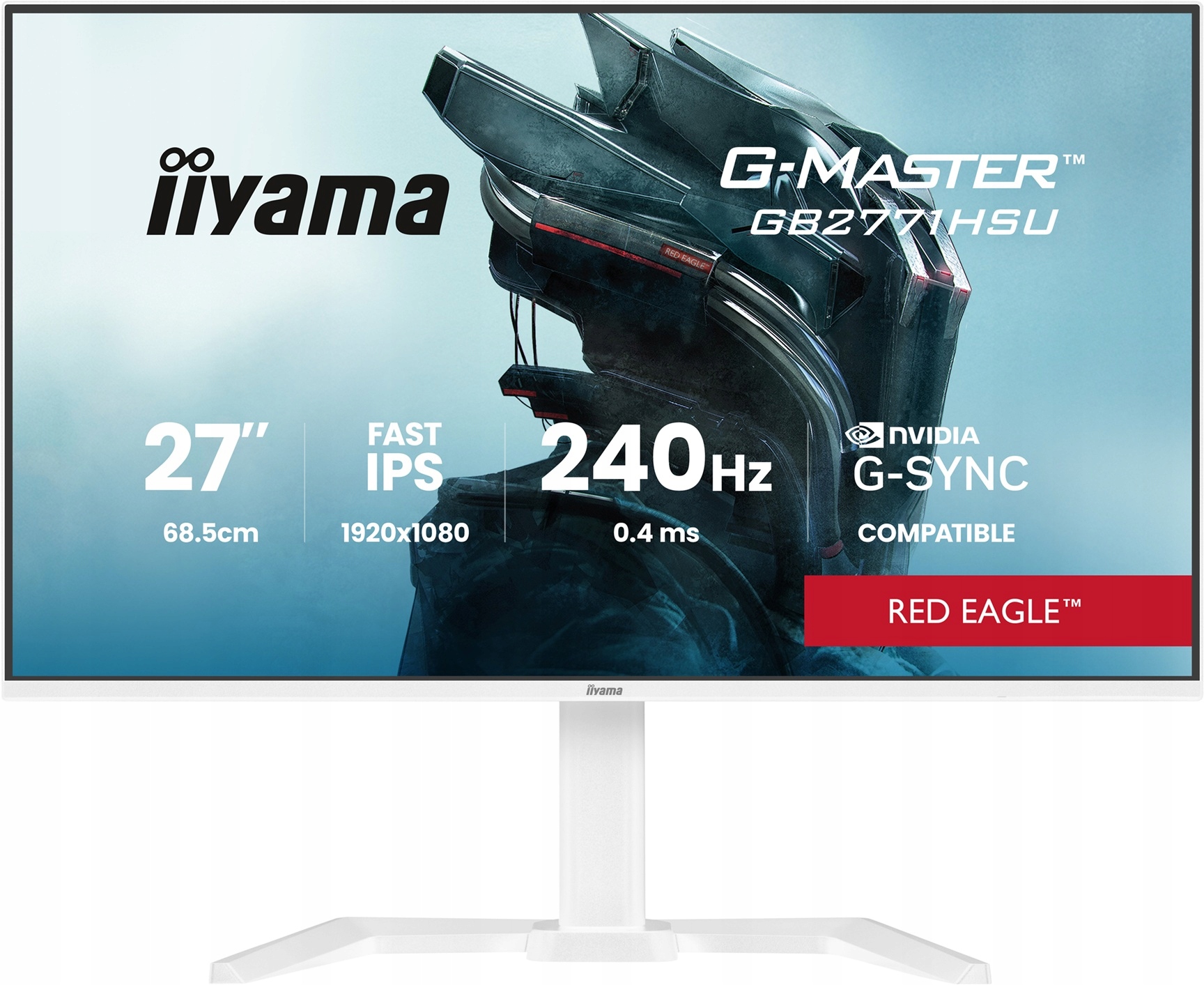 Led monitor iiyama GB2771HSU-W1 27" 1920 x 1080 px Ips Pls