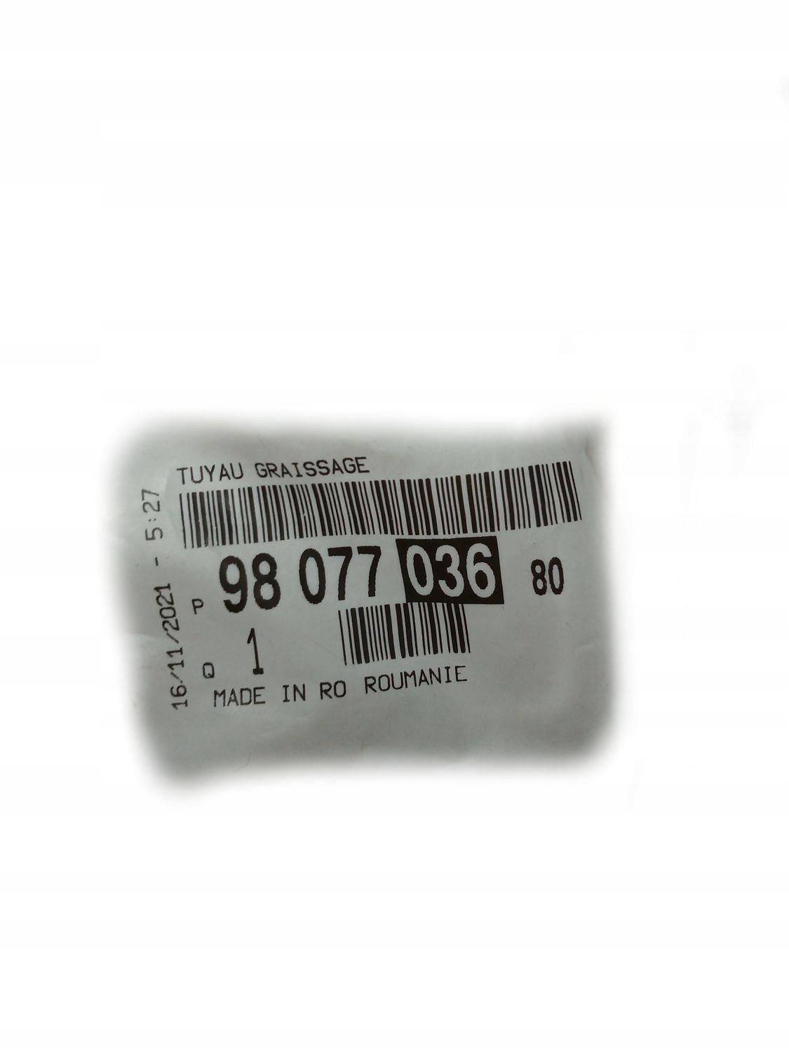 9807703680 ТУРБОКОМПРЕССОР OE PSA JUMPER 3