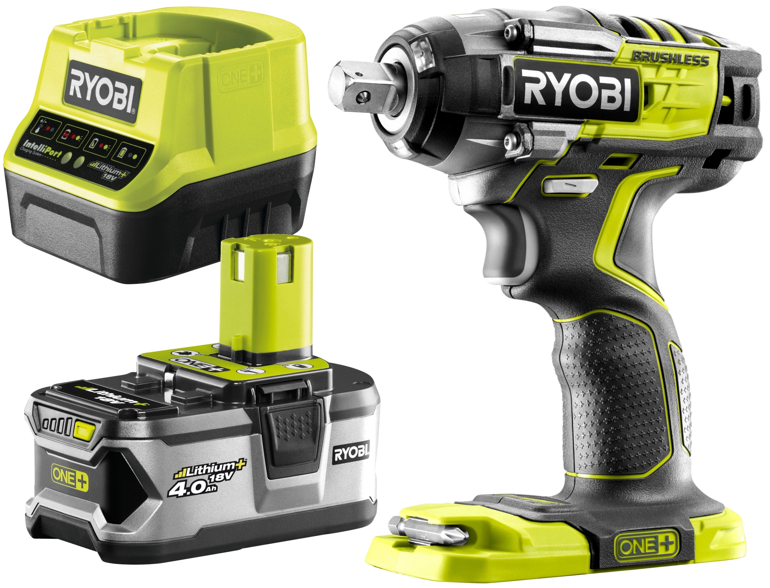 RYOBI KLUCZ UDAROWY 18V R18IW7-0 270NM 1/2'' + 4Ah
