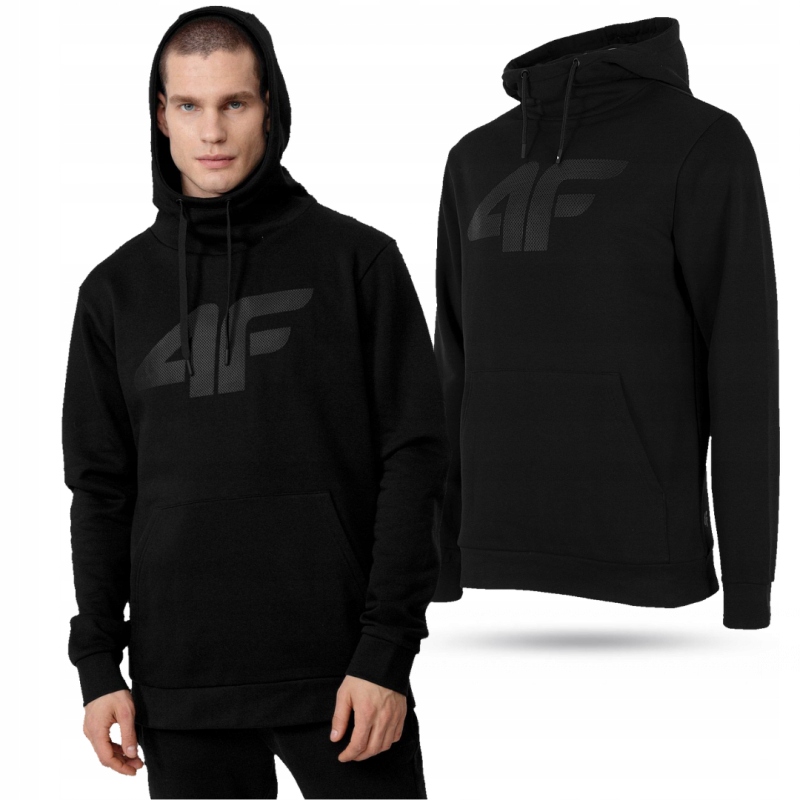 

Bluza męska 4F Logo kaptur BLM352-20 r.M czarna