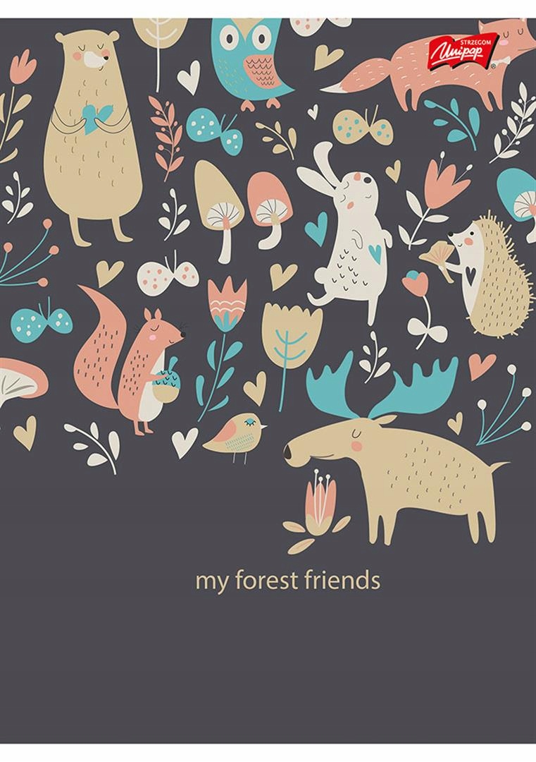 Zeszyt A5/32 3 linie kolor UNIPAP 2 szt. SÓWKI Kod producenta 5903235659935