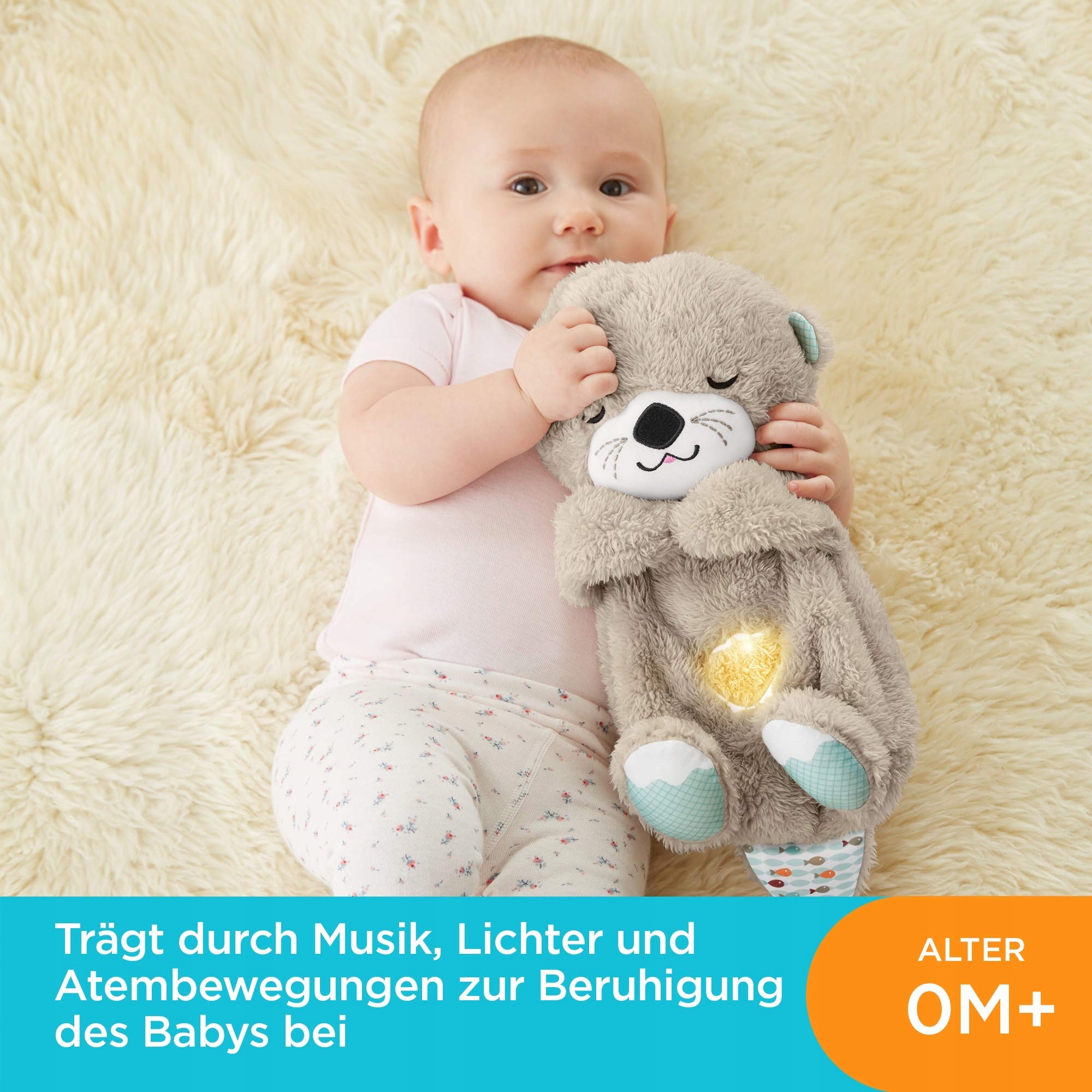 FisherPrice Usypiający Uspokajający Pluszak Miś — miniatura 3