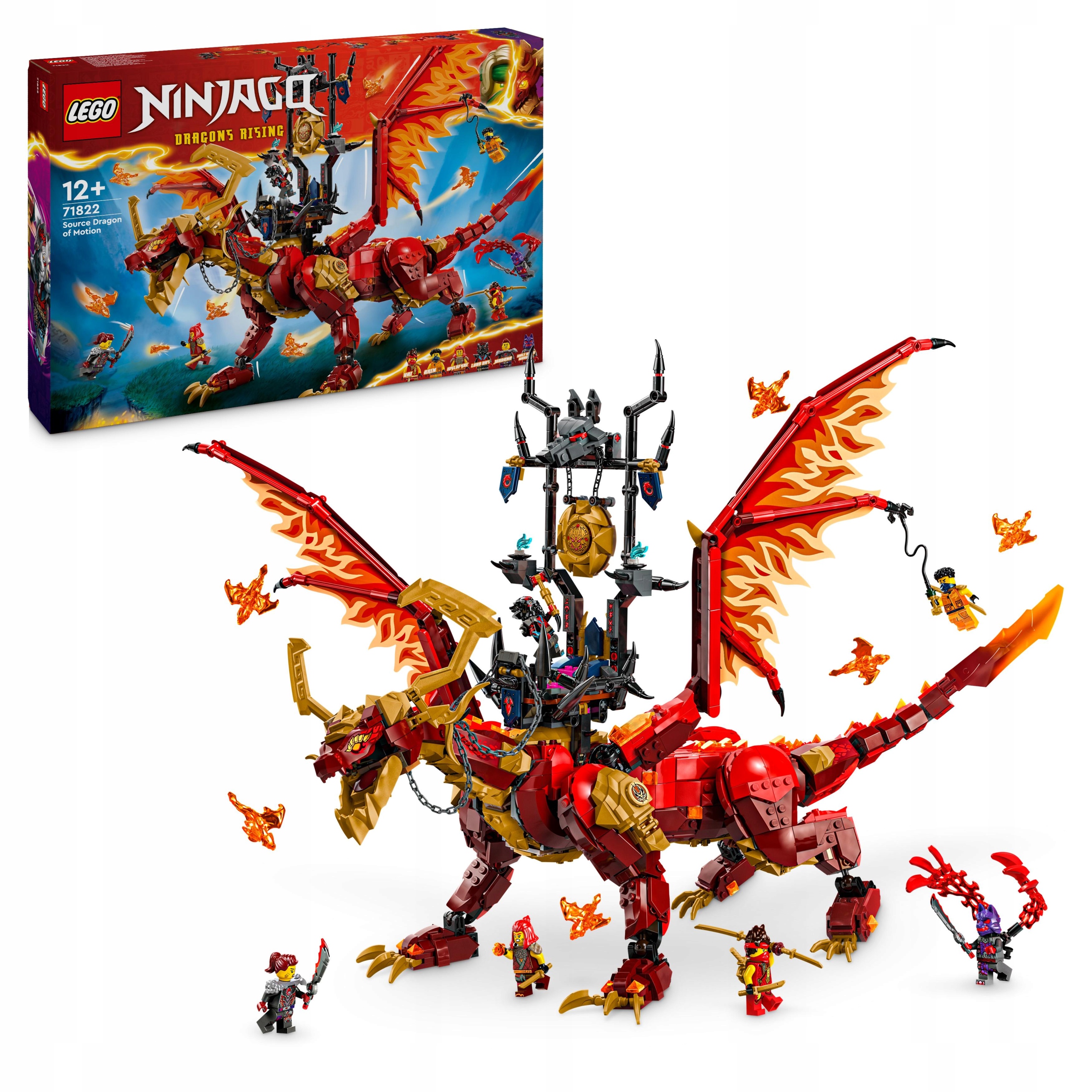 Lego Ninjago 71822 Zdroj: Drak pohybu 71822