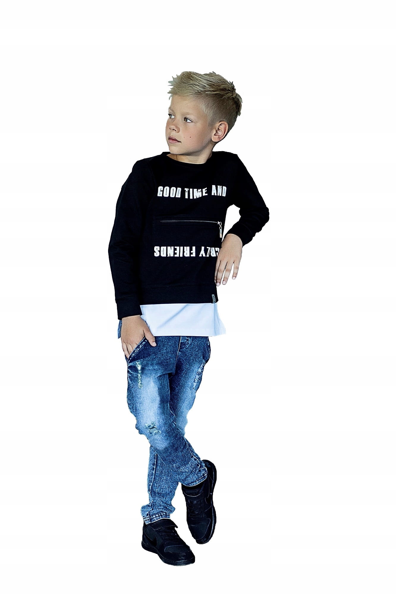 

Spodnie jeansowe niebieskie All For Kids 104/110