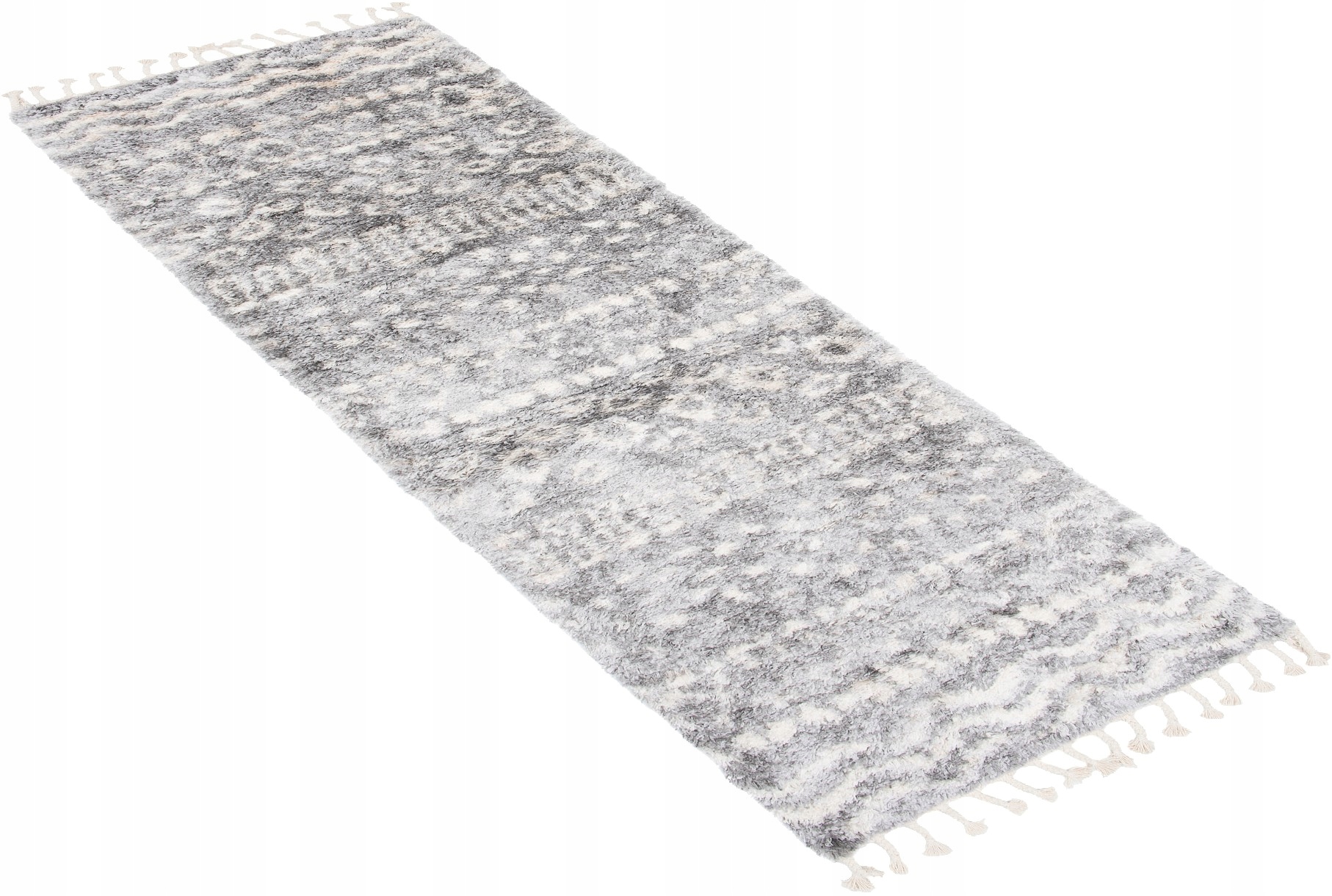 Koberec Behúň Shaggy Aztec 80x250 Strapce Boho w06