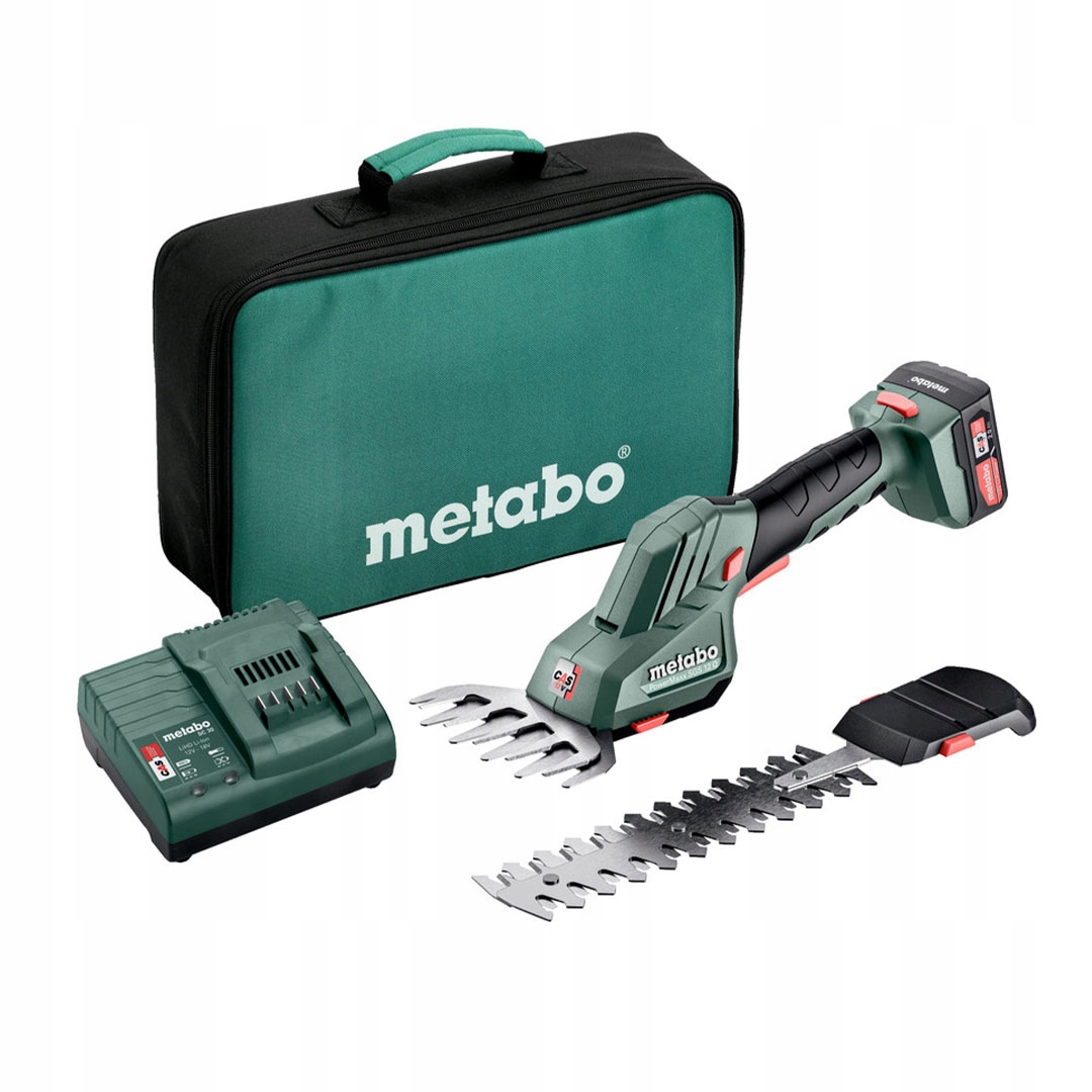 Nožnice na trávu a živý plot Metabo PowerMaxx Sgs 12 Q 12V 1x2Ah 601608500