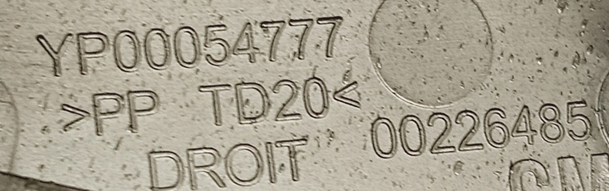 Blende Abdeckung TUNELU OPEL GRANDLAND X YP00054777
