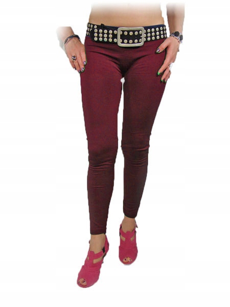 

Legginsy Ocieplane Spodnie Getry Rurki Xs S M L XL