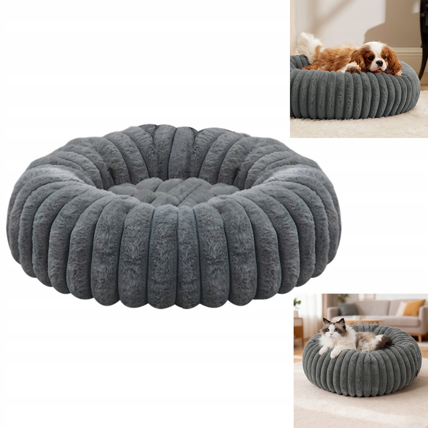 Levně Měkké Chlupaté Pelíšek Comfy Pro Psa Kočku Voděodolné Potah Polštář