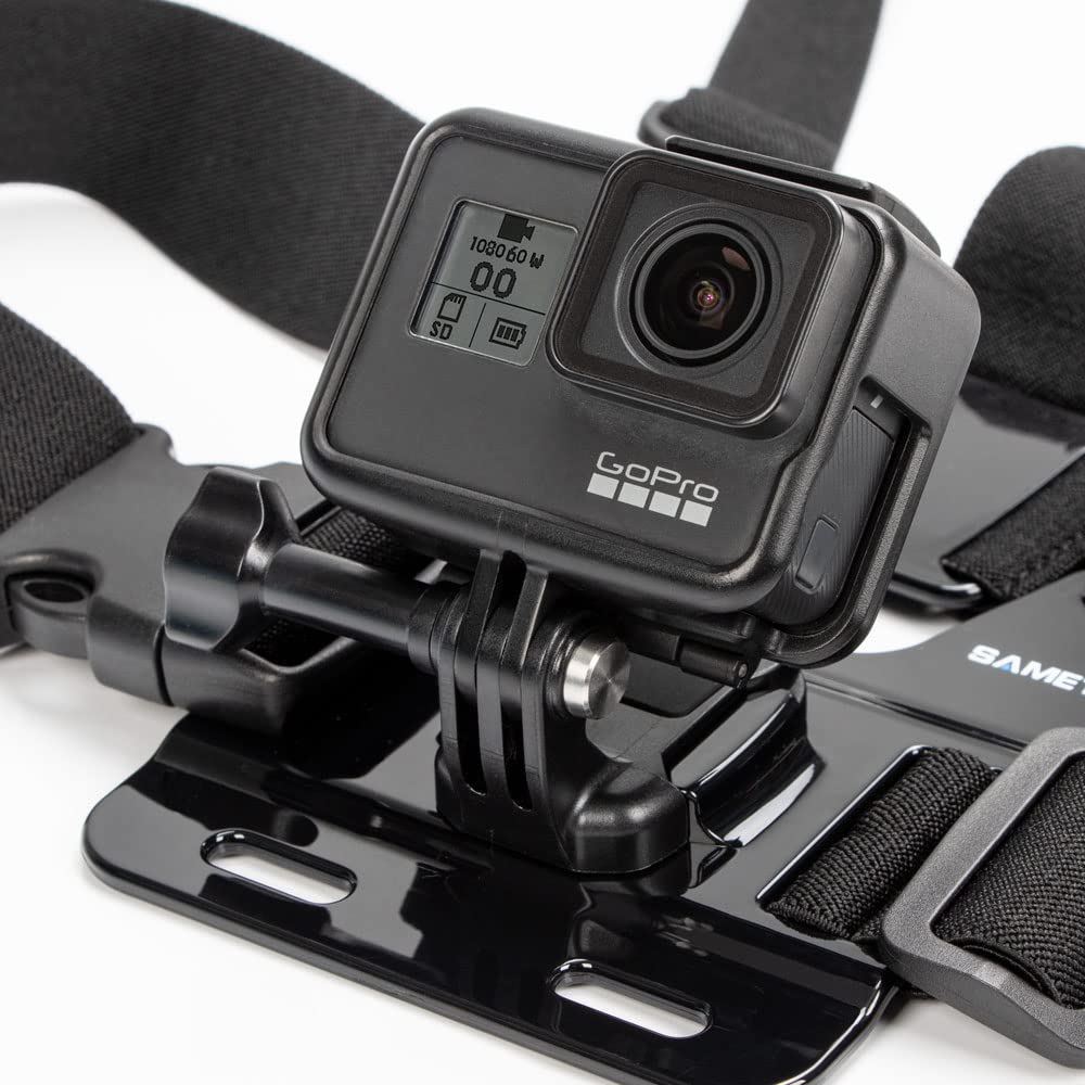 Pas Na Klatke Piersiowa Regulowany Do Kamer Sportowych GoPro DJI Sametop — miniatura 3