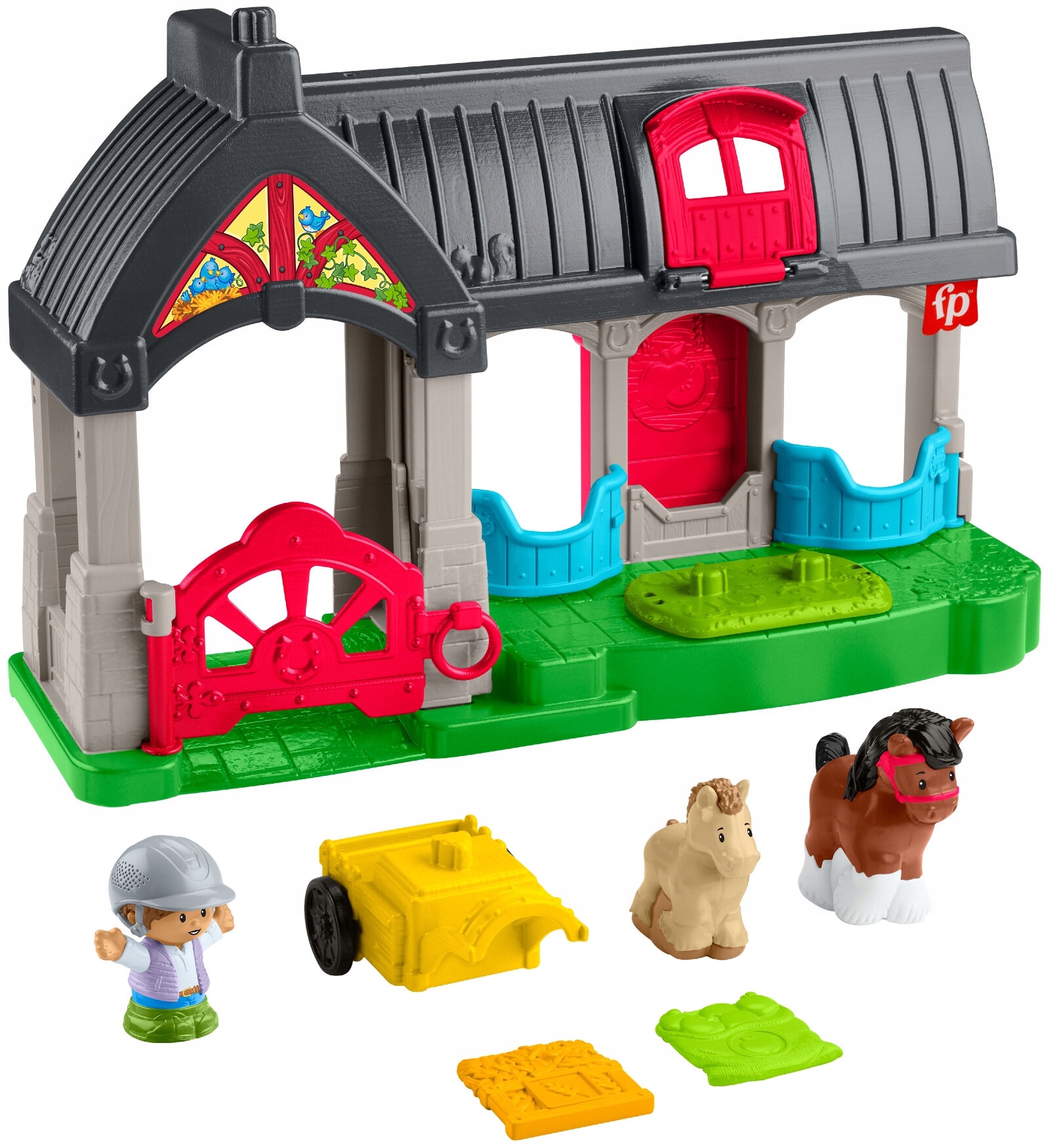 Fisher Price Little People Stajnia Przyjazne Koniki HWR84