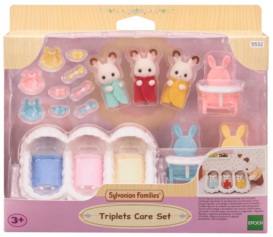 Sylvanian Trojaczki Króliczków z czekoladowymi