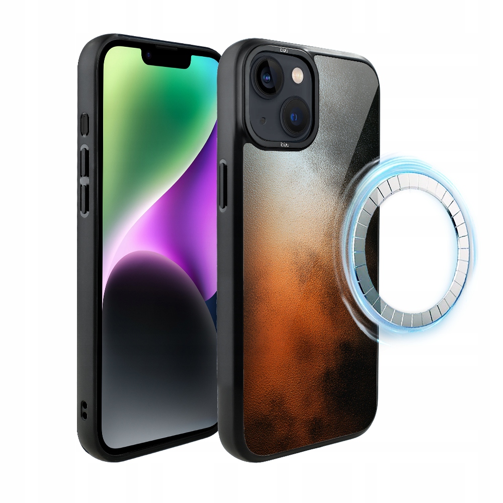 Pouzdro pro iPhone 14 Plus Ibizu DropGuard Matt s MagSafe, Ember