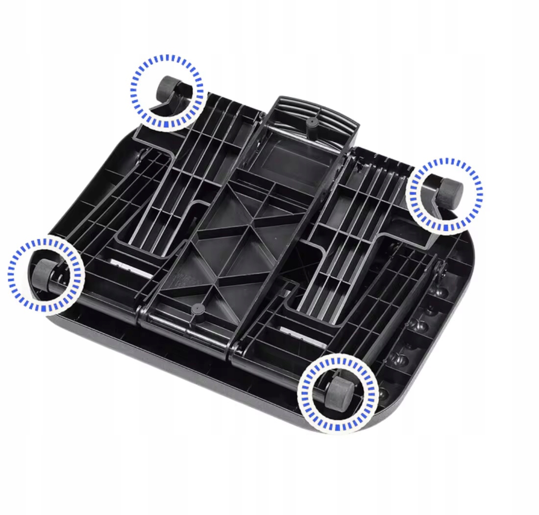 PODNÓŻEK BIUROWY PODSTAWA POD STOPY 3x REGULACJA ANTYPOŚLIZGOWY Marka bez marki