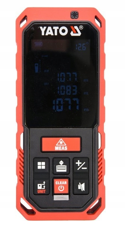 DALMIERZ LASEROWY MIERNIK ODELGŁOŚCI 60m YATO YT-73127 EAN (GTIN) 5906083029301