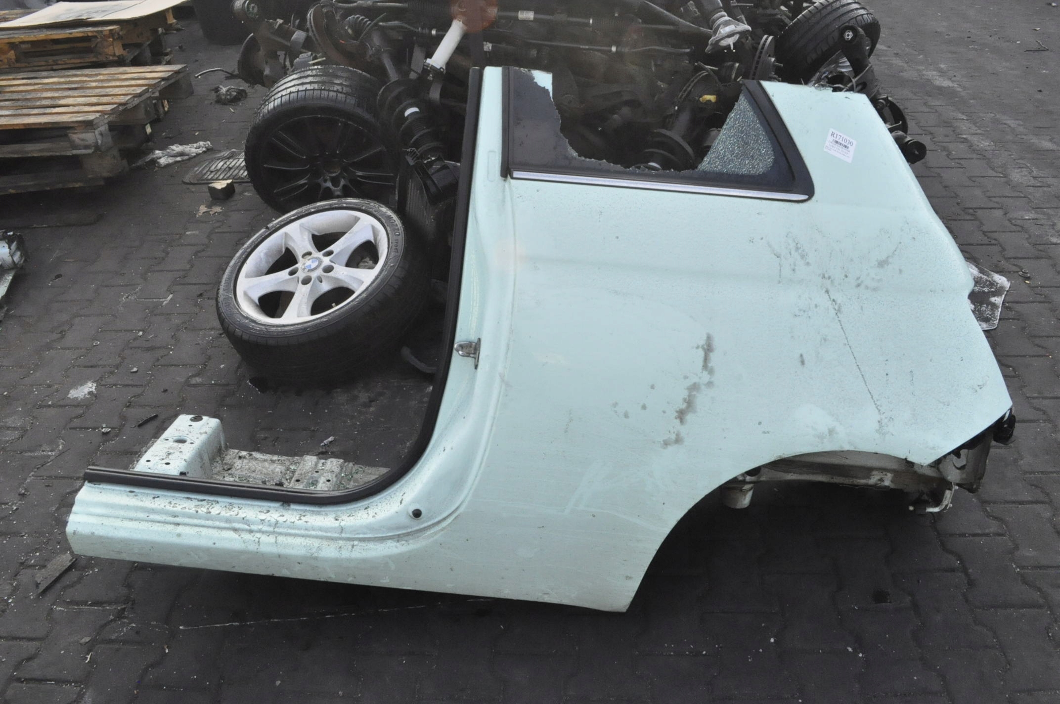 FIAT 500 ĆWIARTKA BŁOTNIK LEWY TYŁ TYLNY HB 3D