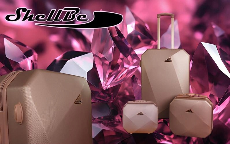 WALIZKA PODRÓŻNA ELEGANCKA MOCNA ABS 4 KÓŁKA XL Model DIAMOND