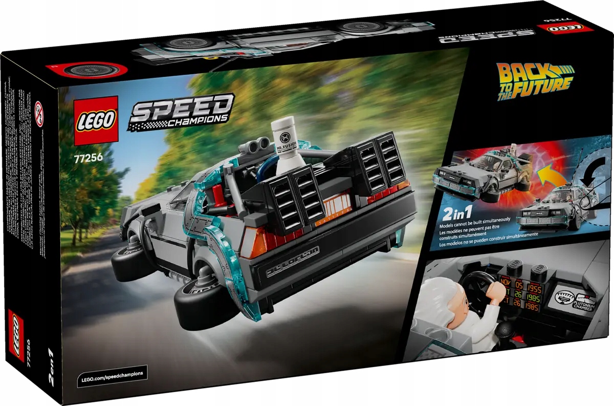 77256 Lego Speed Champions – Stroj času z Návratu do budoucnosti