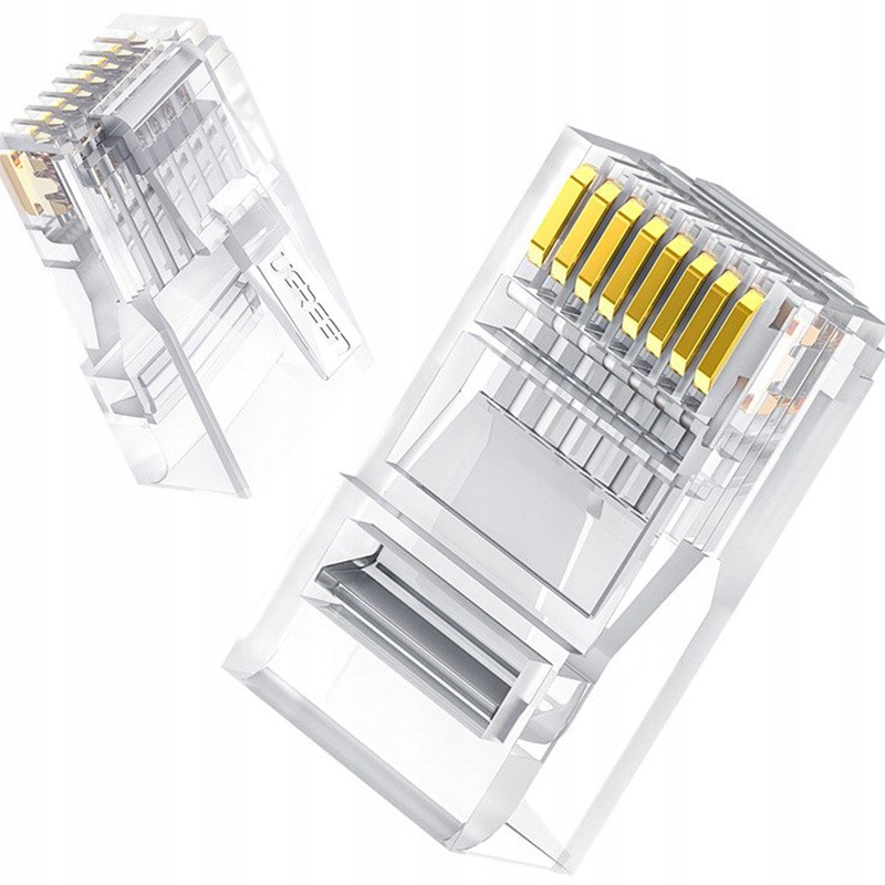 

Wtyk złączka końcówka Ugreen RJ45 Cat 6 10x