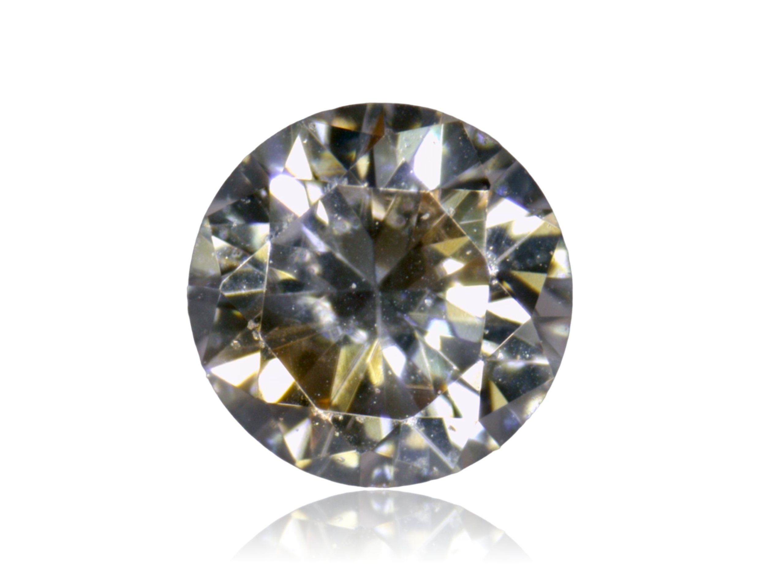 Přírodní Diamant 0.03ct Hnědý Briliant SI2 eCertifikát Wbd