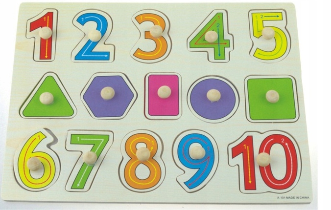 

Edukacyjne Duże Klocki Drewniane Układanka