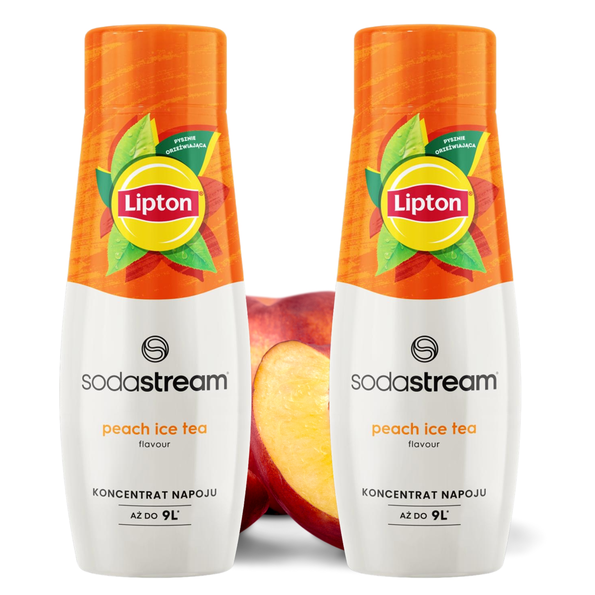 Zestaw SodaStream Syrop Herbata Lipton Ice Tea Peach Herbata Brzoskwiniowa