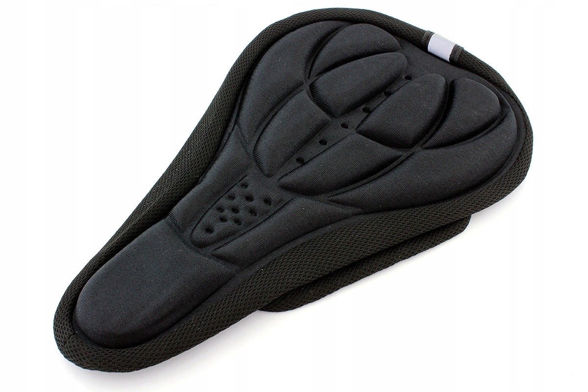 NAKŁADKA ŻELOWA NA SIODEŁKO ROWEROWE 3D POKROWIEC Kolor dominujący czarny