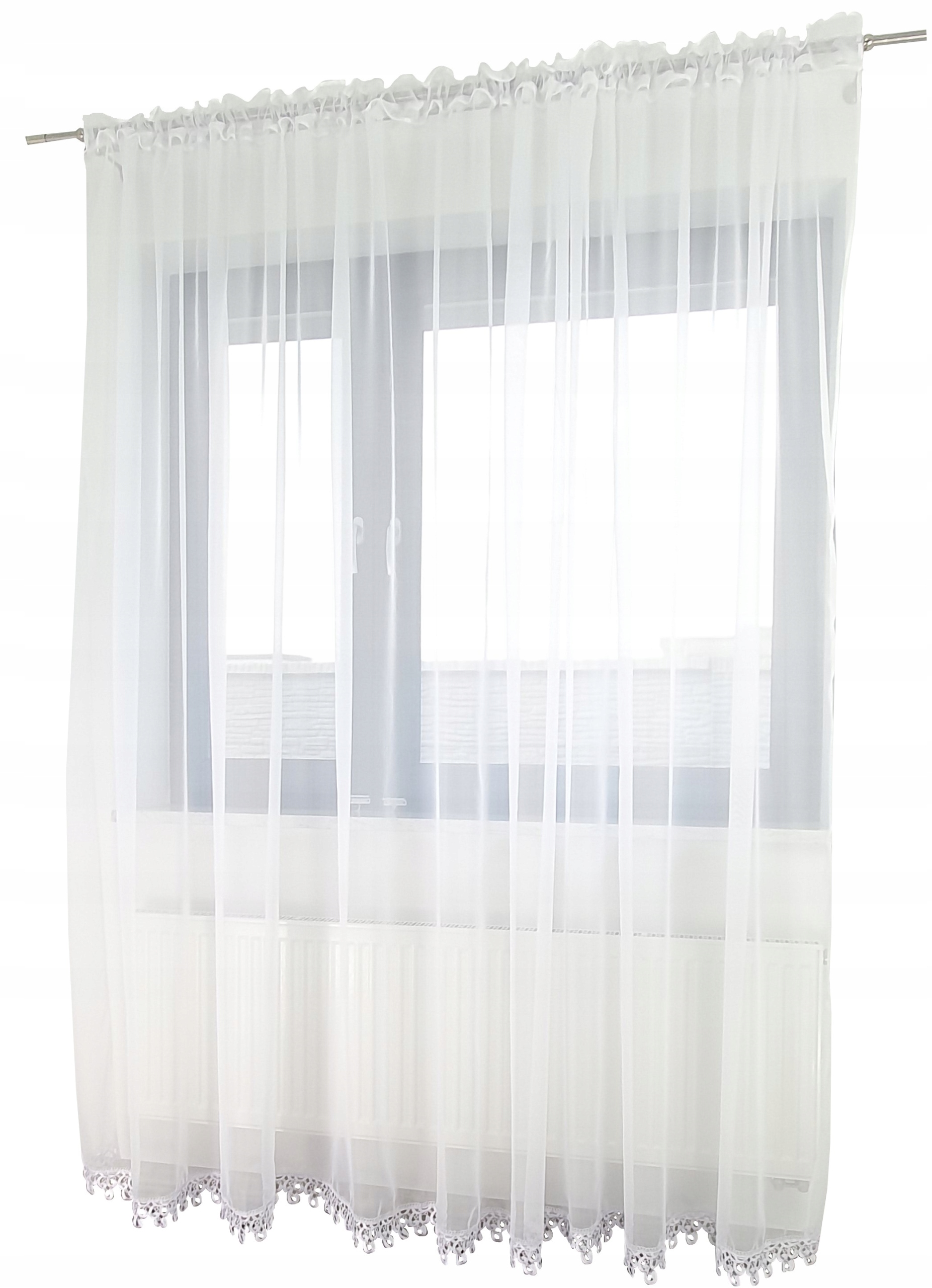

Firana Firany 500 x 230 CM Woal Firanki Prosta