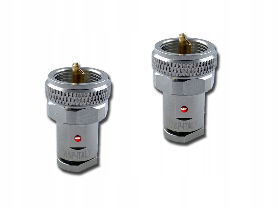 2 x wtyk UC-1 skręcany Messi Paoloni na kabel 5mm np. Airborne 5, RG-58