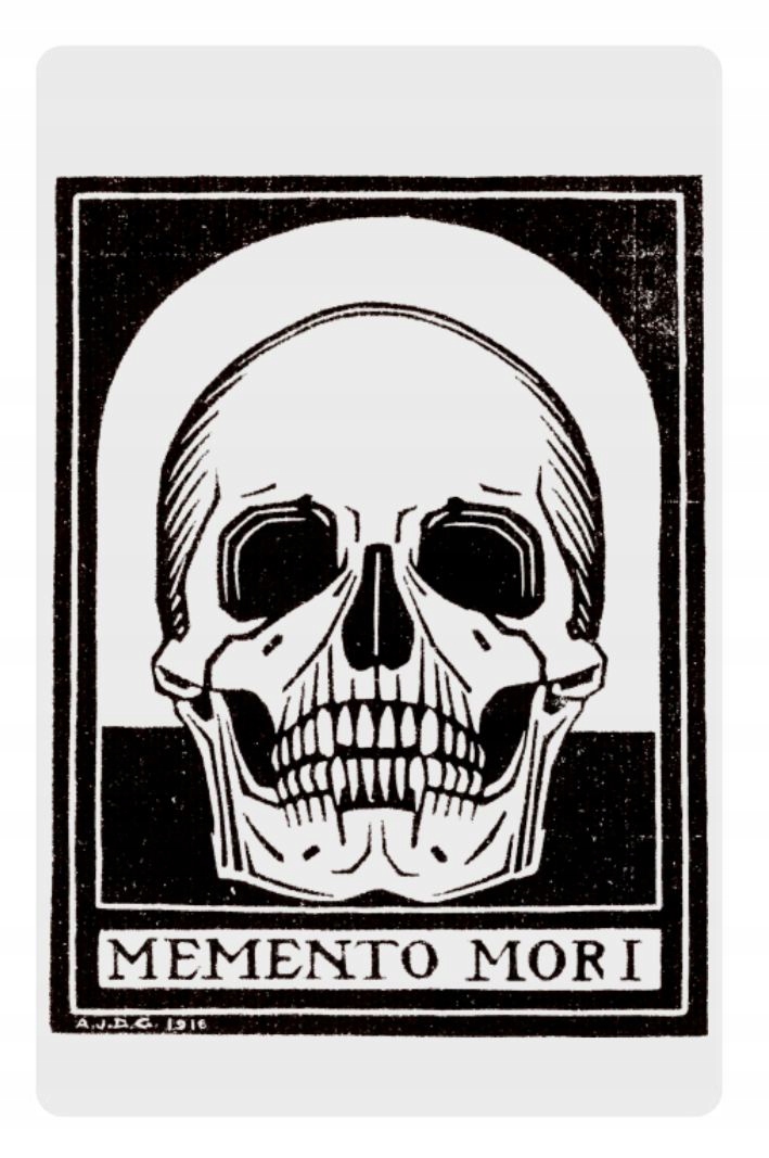 

Magnes na lodówkę Memento Mori śmierć czaszka