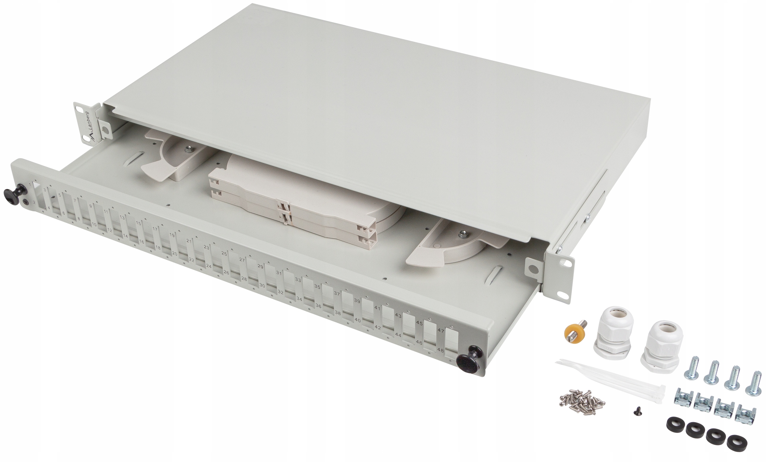 Przełącznica światłowodowa Rack 1U 24x Sc LC 19"