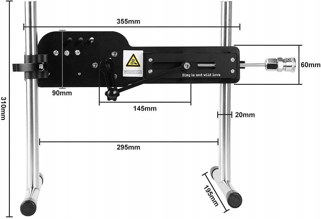 Profesjonalna automatyczna maszyna do seksu dla kobiet i mężczyzn Model meige-2