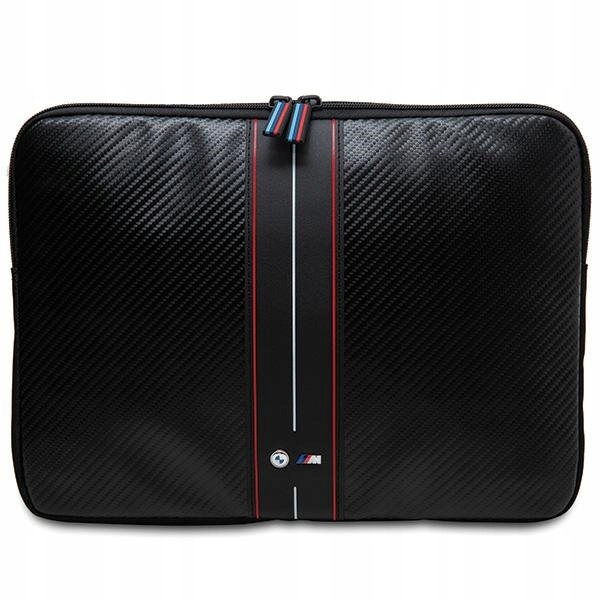 Pouzdro Obal na notebook 16" Bmw Carbon Červené Pruhy Černý