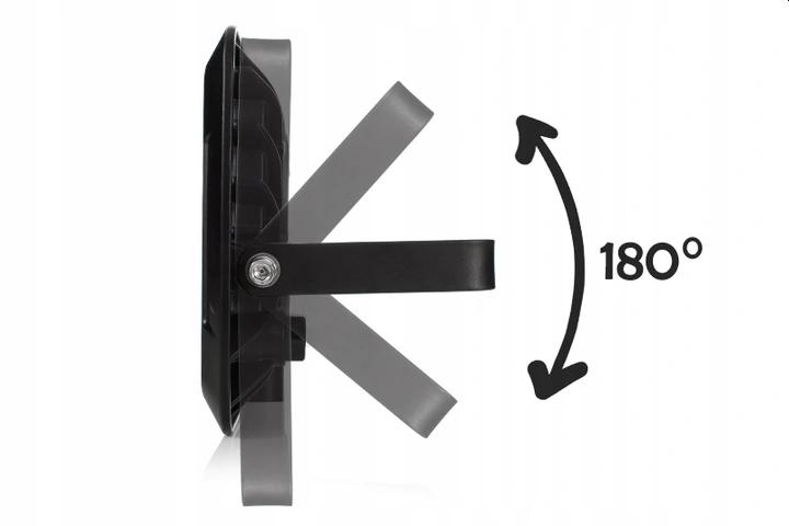 Lampa Halogen Naświetlacz Zewnętrzny 100W IP65 z Czujnikiem Ruchu Zmierzchu Barwa światła biały neutralny