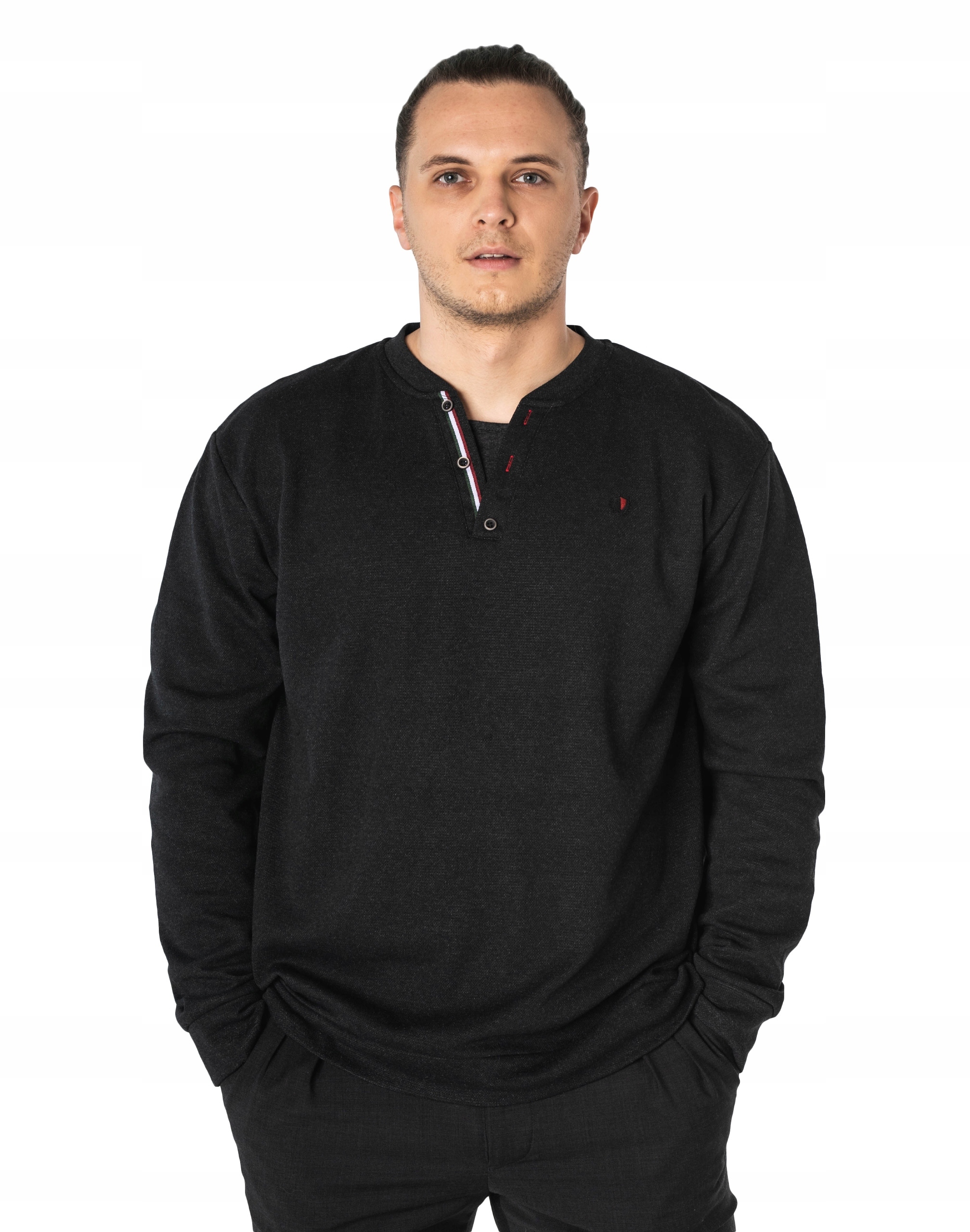 

Duży Cienki Sweter Męski Bluza Bawełna 1101-1 4XL