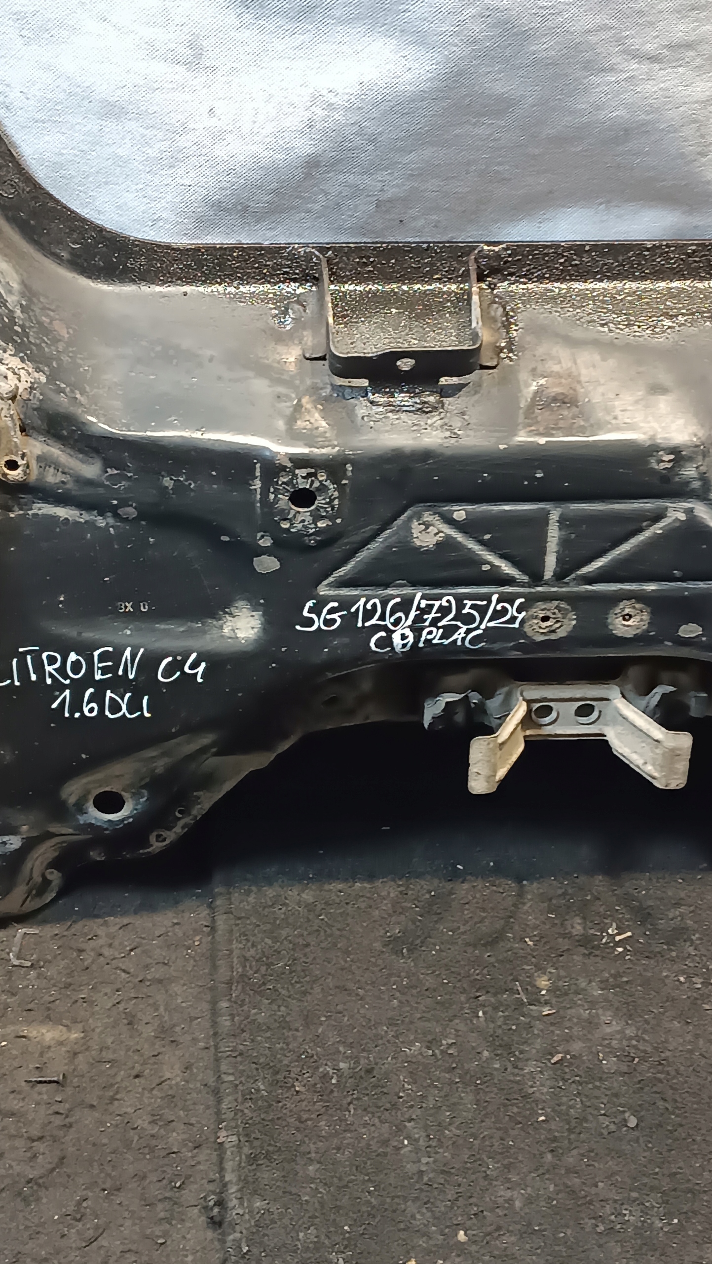 axle beam subframe axle beam CITROEN C4 1.6 HDI