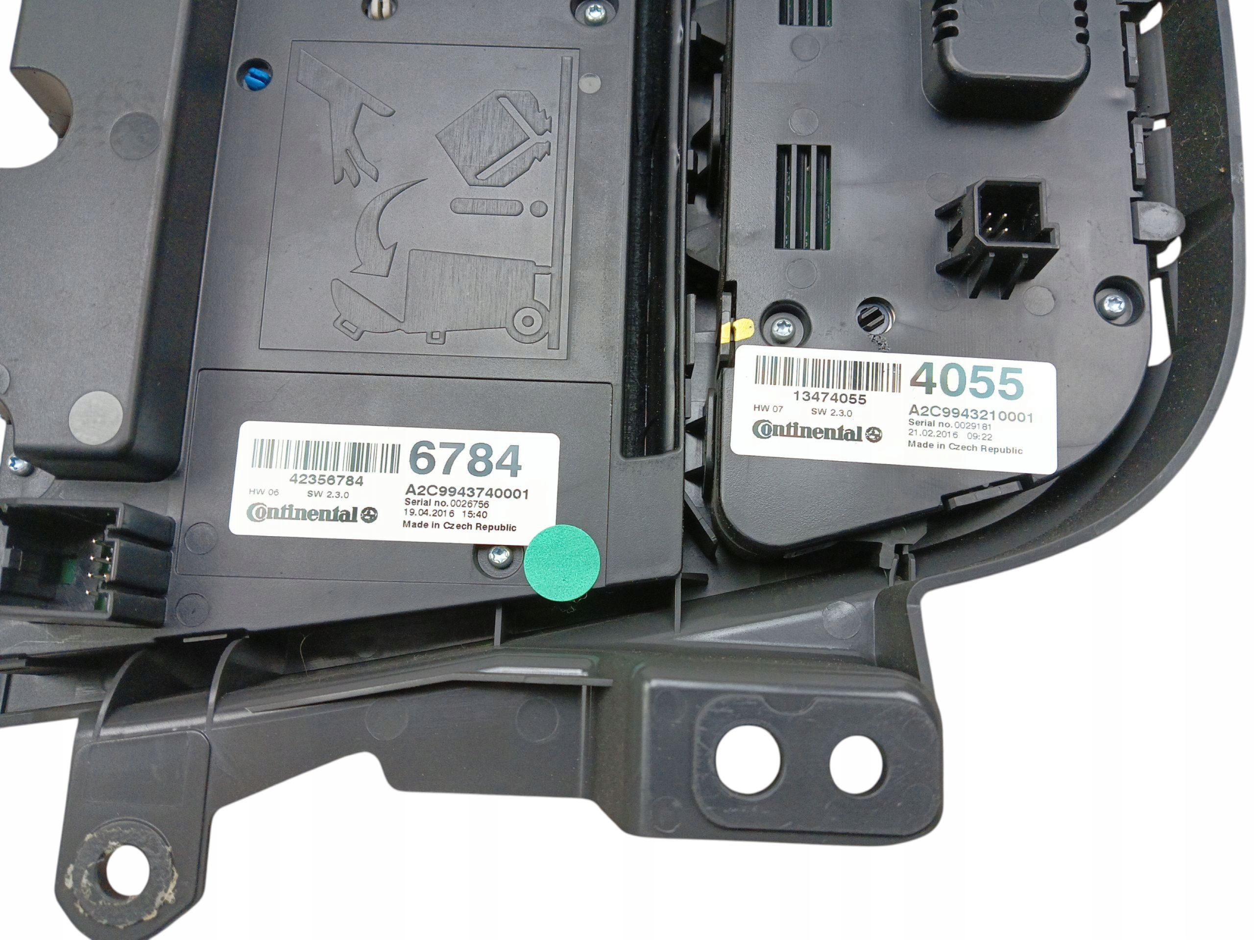 Commandes Console PANEL RADIA Climatisateur air conditionné OPEL MOKKA A (12-26) 42356784