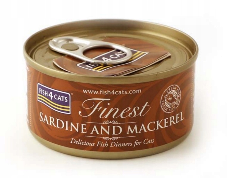 Fish4Cats Finest Sardinka s makrelou 70 g