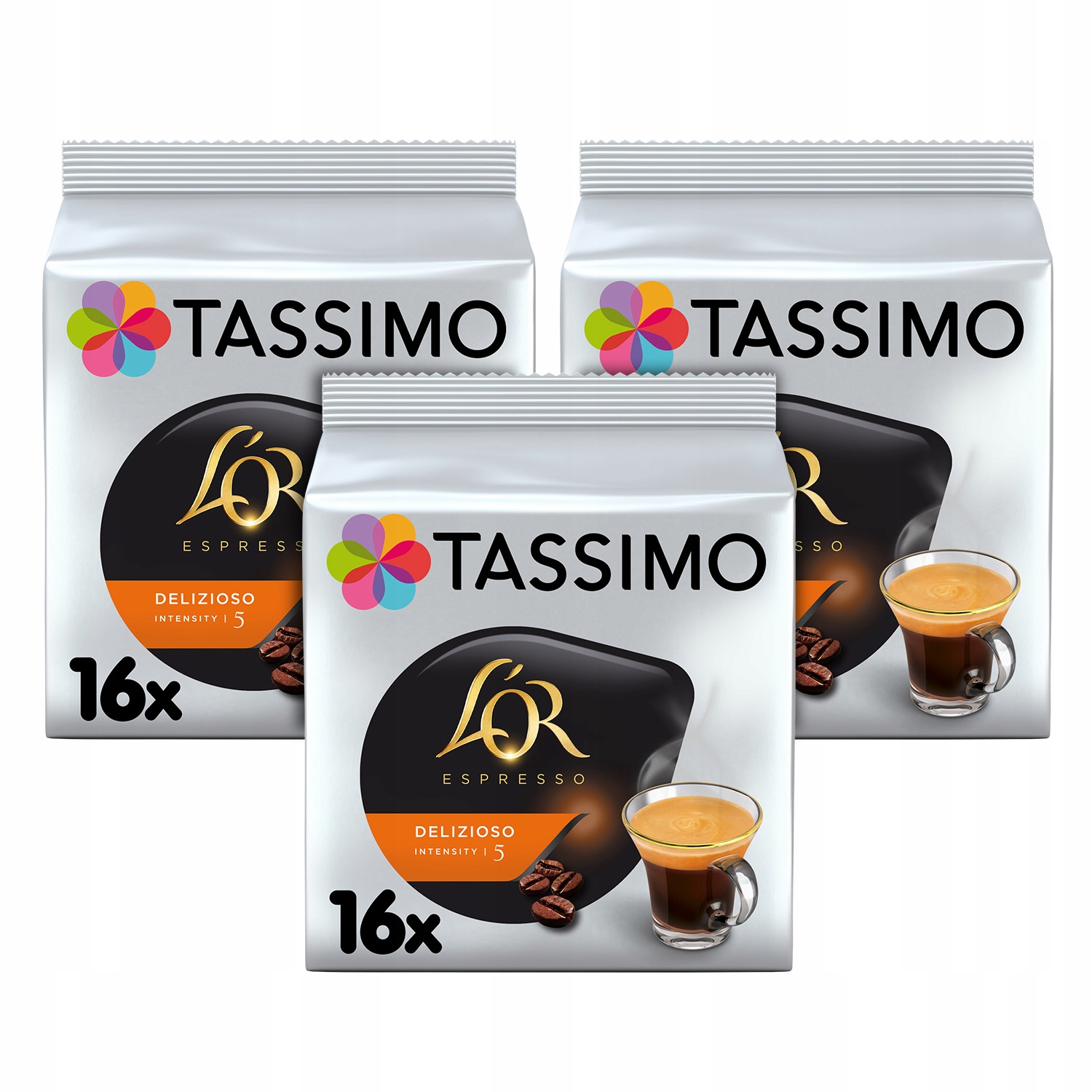 Kapsułki Tassimo L'or Espresso Delizioso 3x 16 szt [48 kaw]