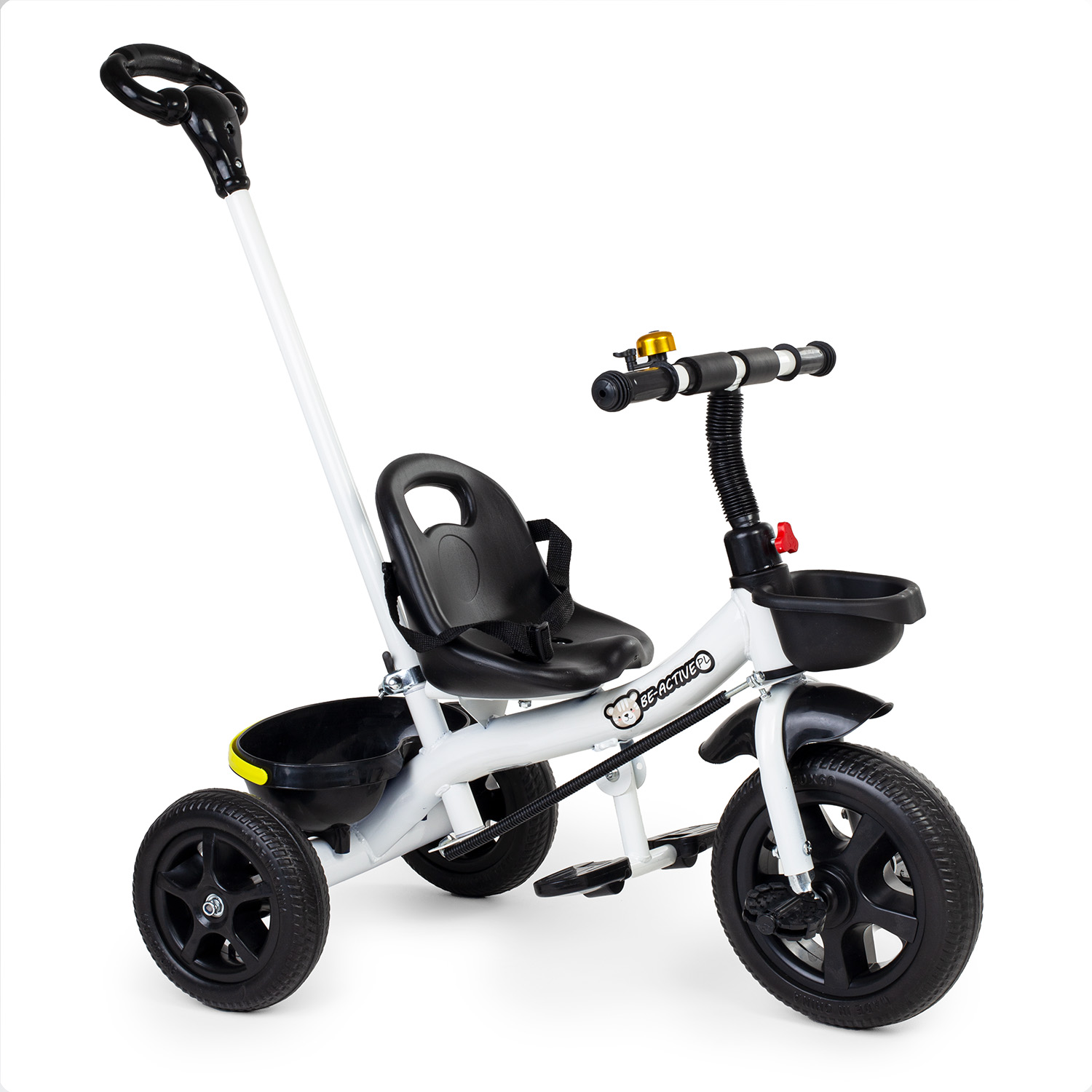 Rowerek Trójkołowy Dziecięcy Pchacz Jeździk Dla Dzieci Pasem Bezpieczeństwa