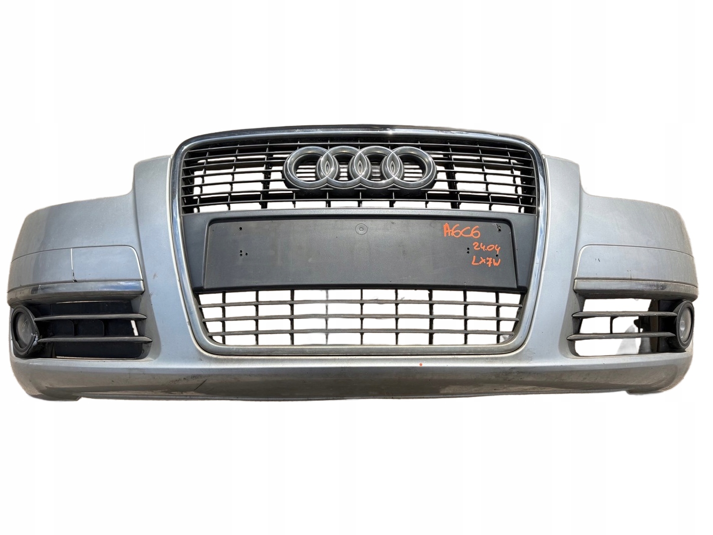 AUDI A6 C6 bumper front front grill LY7W complete