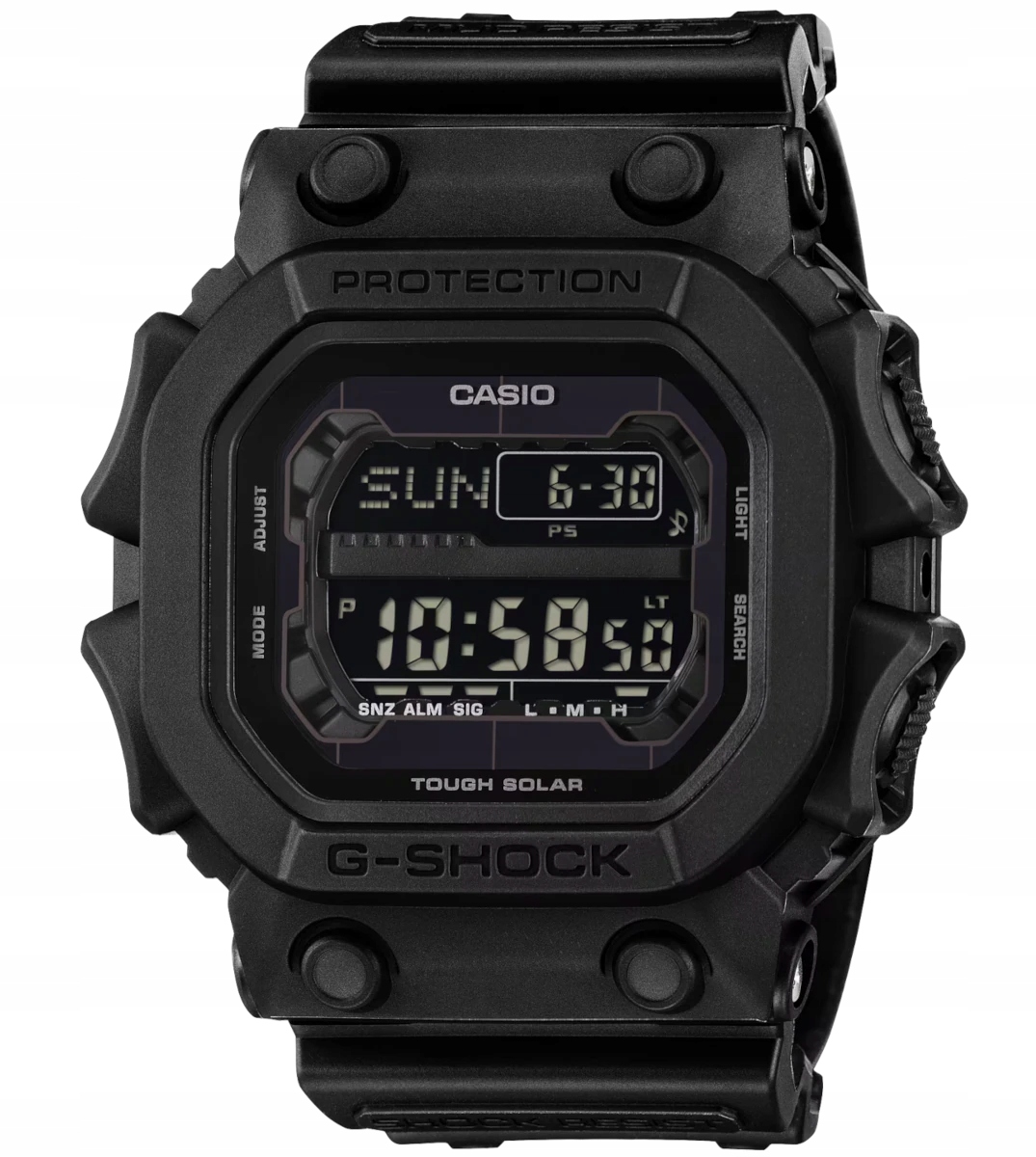 Černé sportovní pánské hodinky Casio G-shock Mudmen GX-56BB Gwar.3+3L Zibi