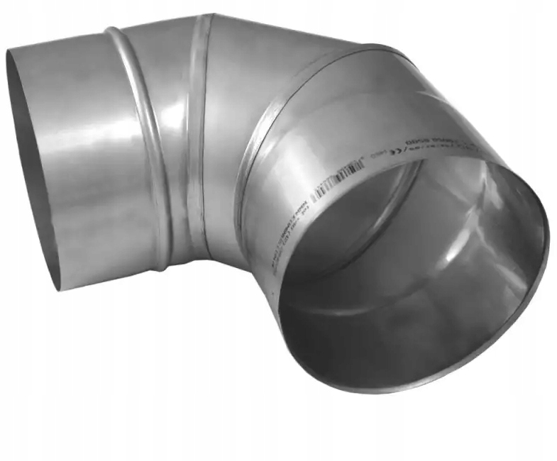 Ks koleno kyselinovzdorné nerezové 90 stupňů fi 225 mm 1,0 mm komínová vložka