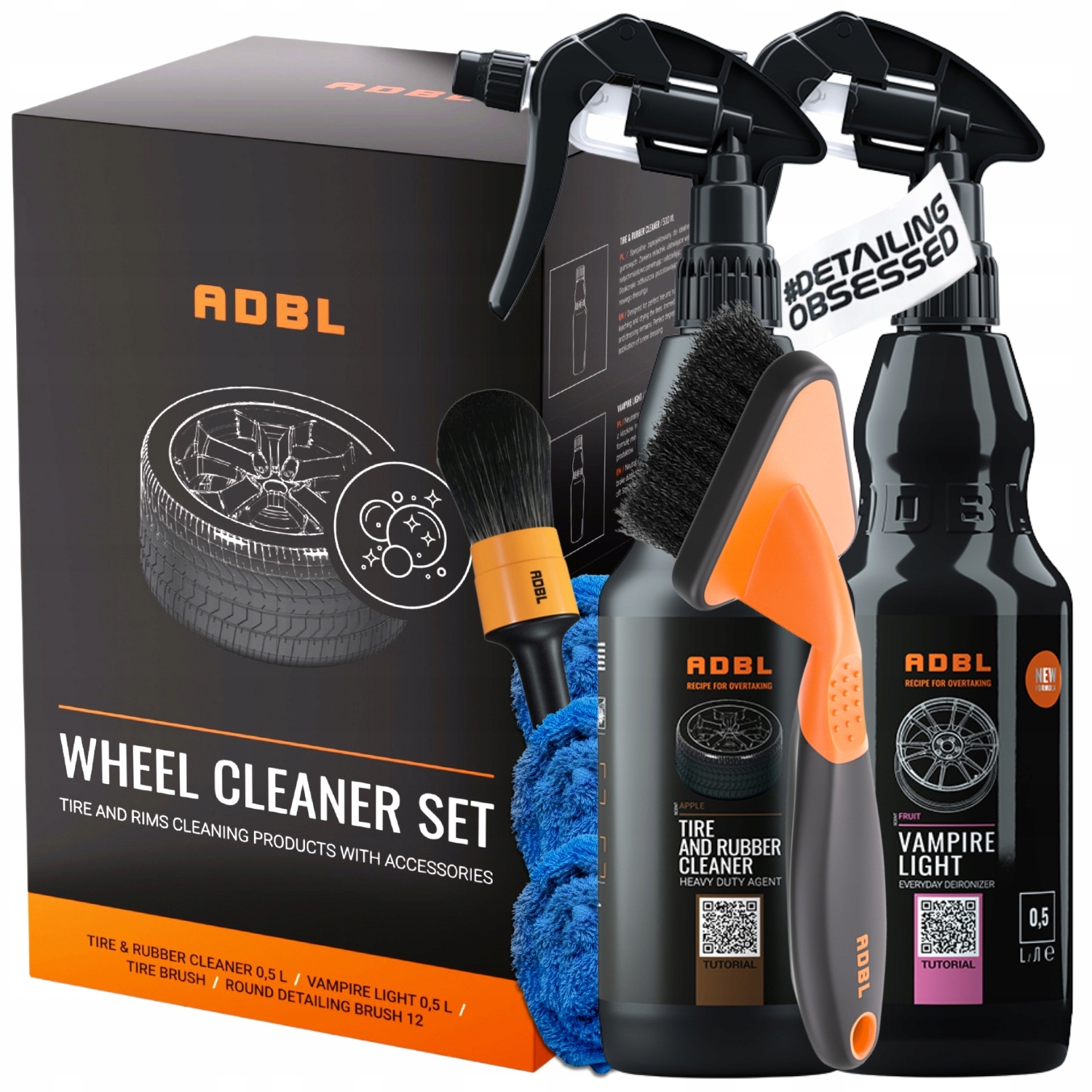 

Adbl Wheel Cleaner Set zestaw do mycia opon i felg