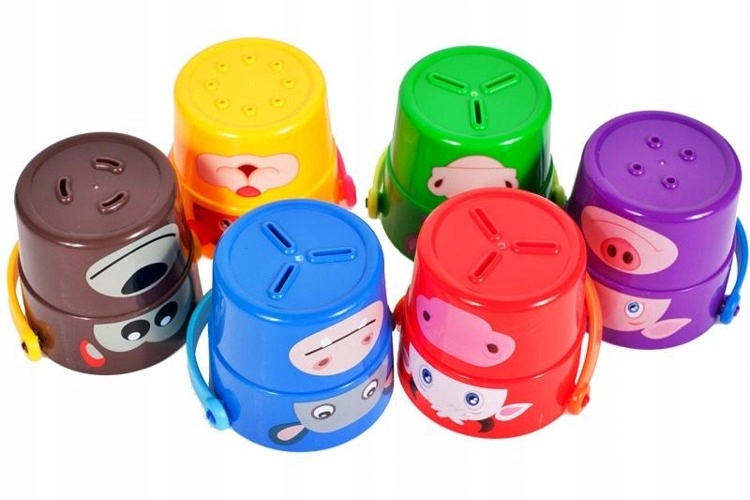 KUBECZKI WIADERKA DO KĄPIELI ZWIERZĄTKA 6 szt Kod producenta 105837