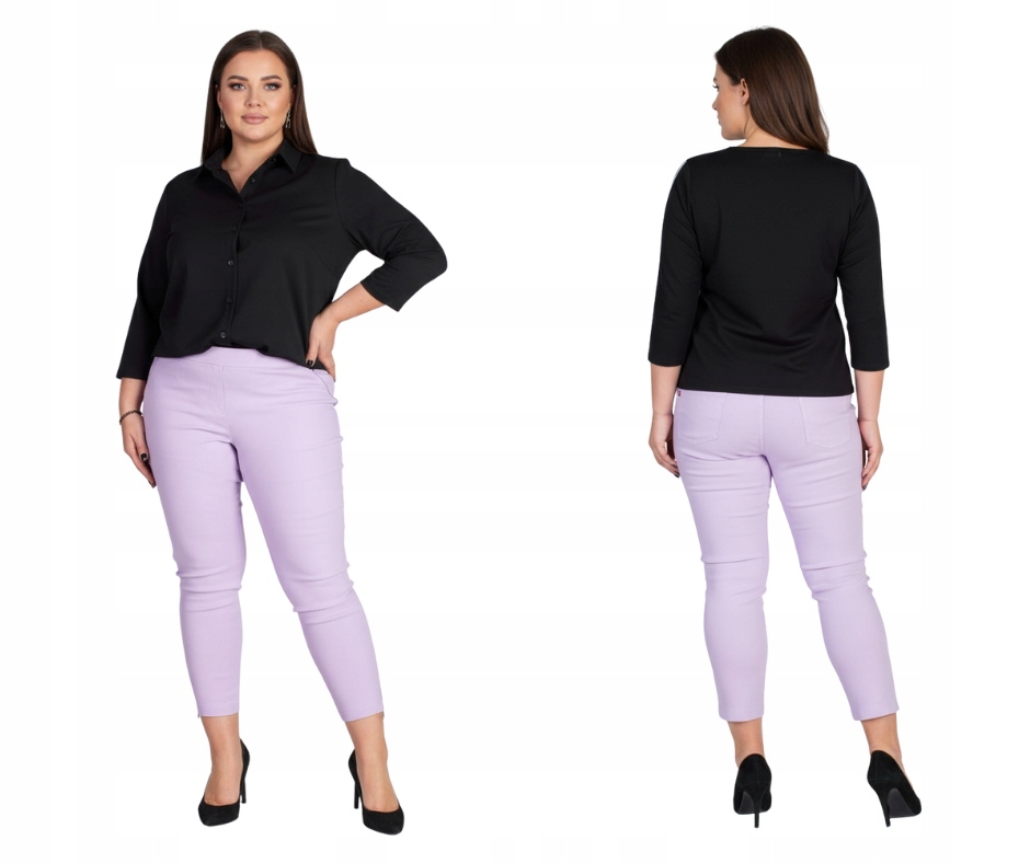 Kalhoty s zipy Cevlar barva fialová velikost 56