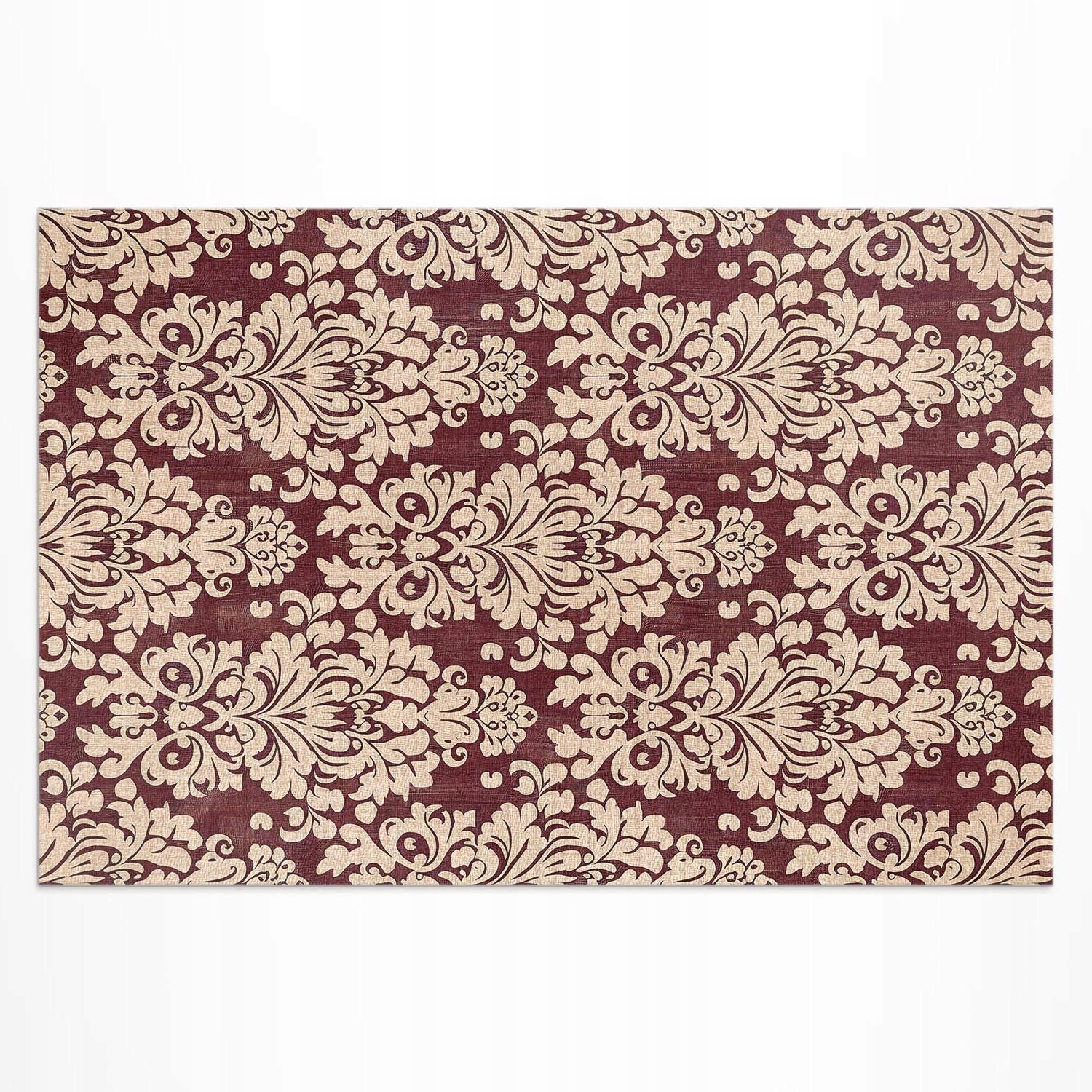 Vinylový koberec Outdoor Pravidelný rastlinný ornament vintage štýl 210 x 140 cm